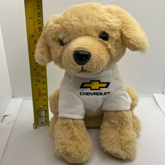 Chevrolet Duke Plush Stuffed Golden Retriever Lab Dog Choko Motorsports Toy - Picture 9 of 9